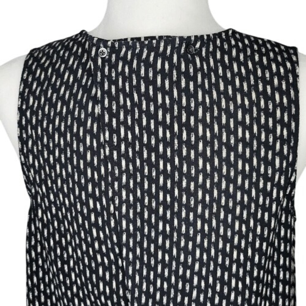 Madewell Split Back Black & White Top - Picture 5 of 8